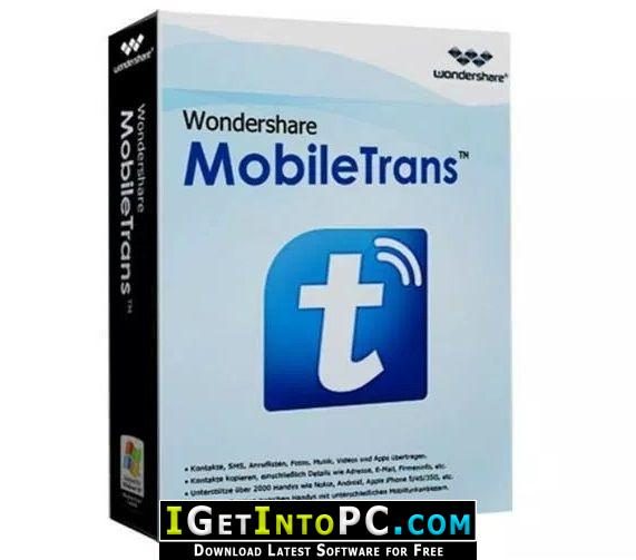 Wondershare MobileTrans 8.3.1 Crack Download 2023