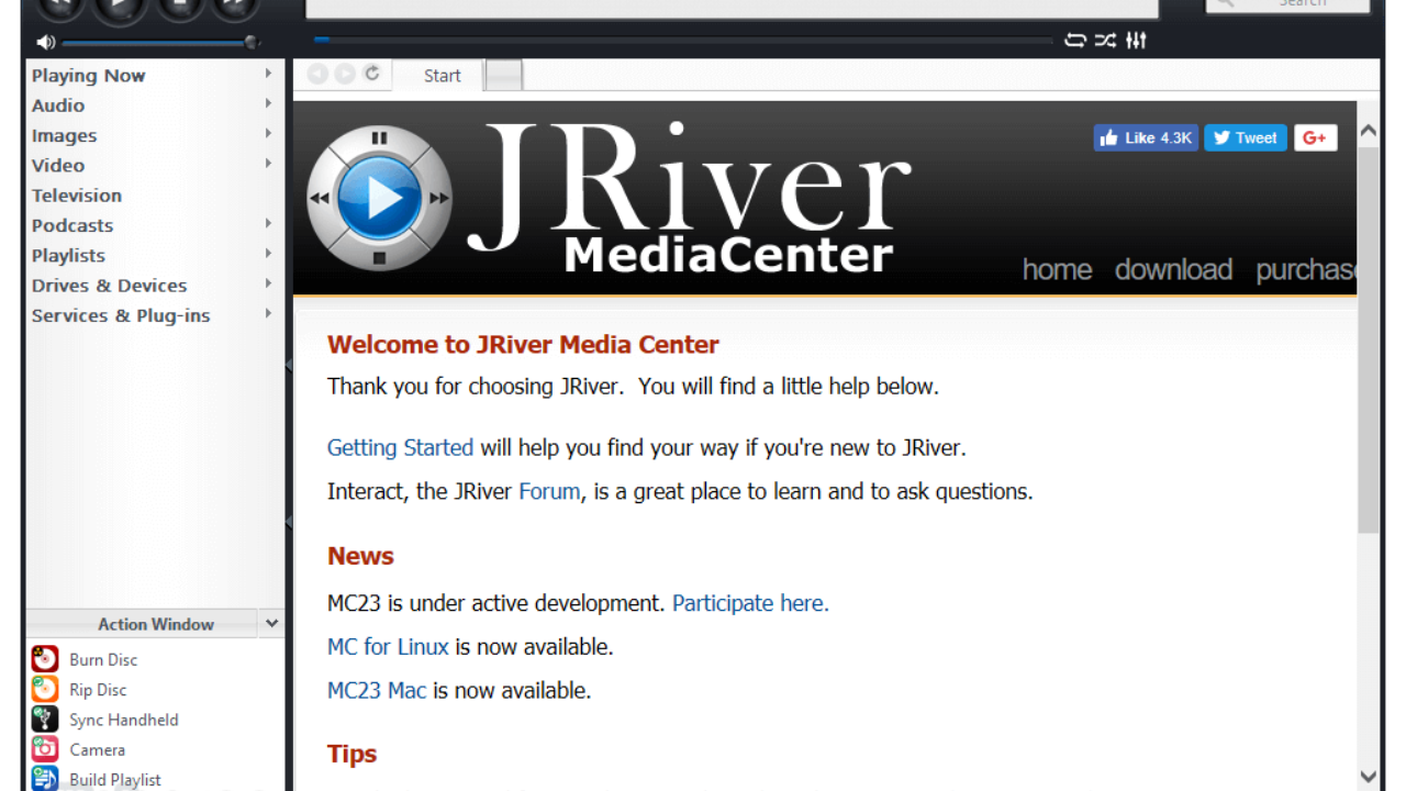 JRiver Media Center Mode Apk