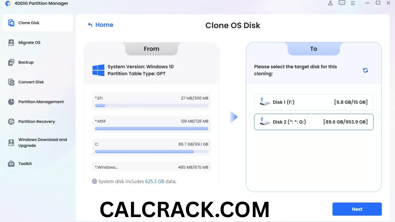 4DDiG Partition Manager 1 Free Download
