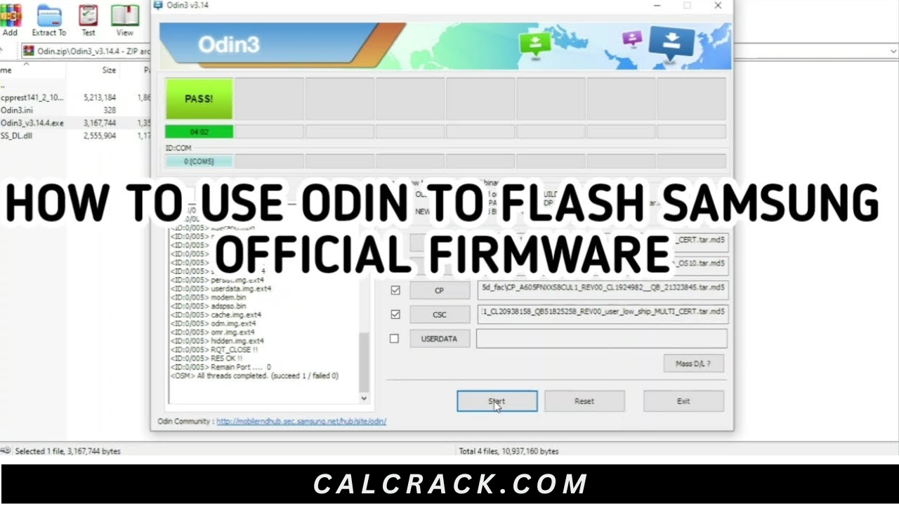 How to Flash Stock ROM using Odin Downloader Free Download