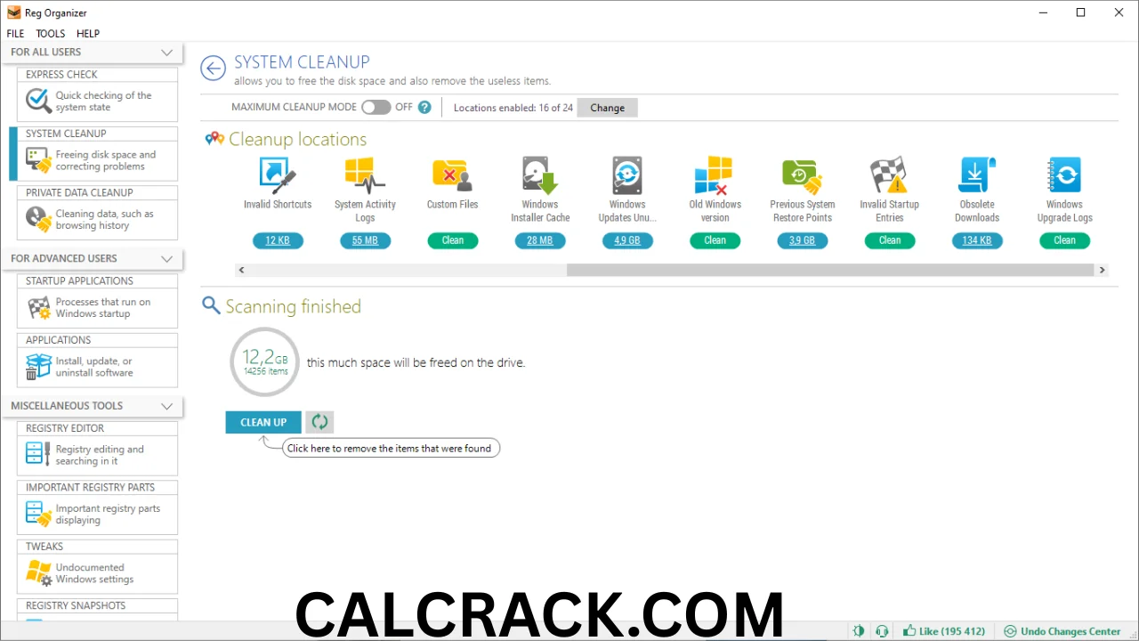 Reg Organizer full download