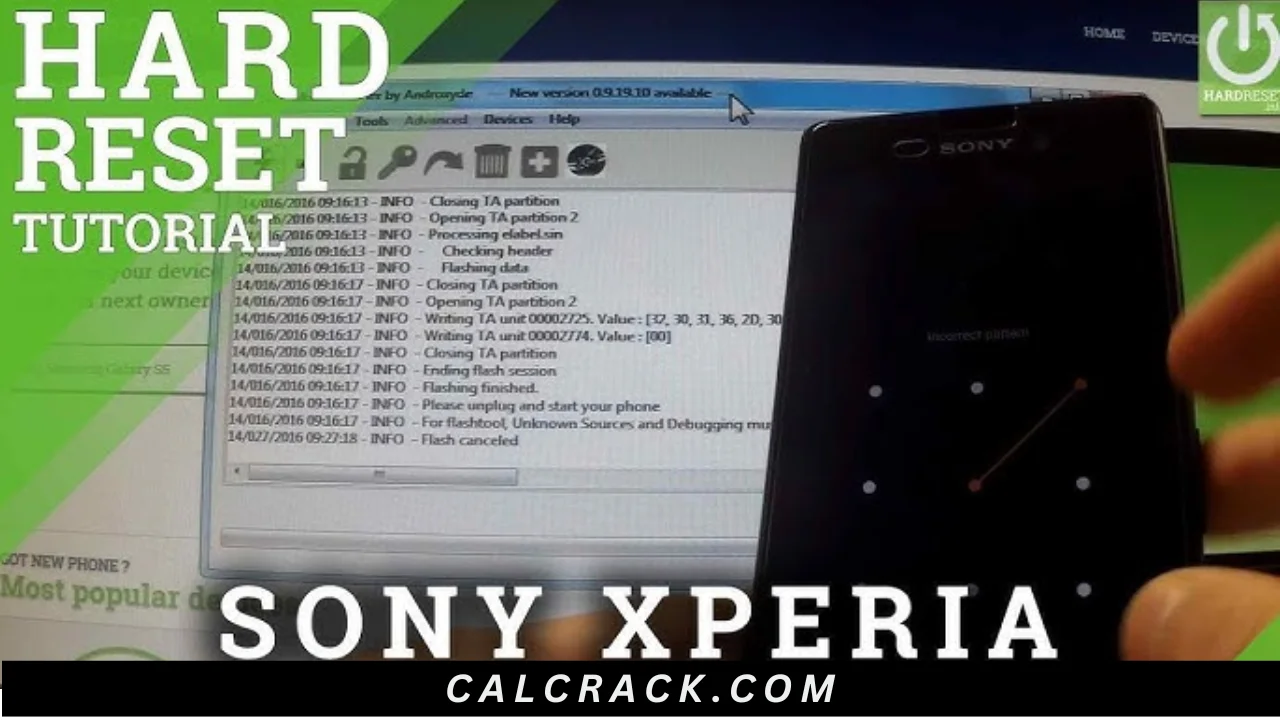 Sony Xperia U20i Screen Lock Reset File Free Download