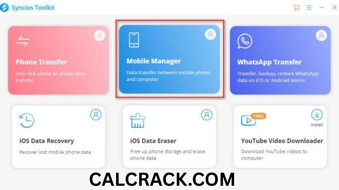 Syncios Mobile Manager FREE DOWNLOAD