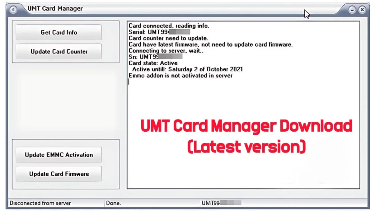 UMT Card Manager 2026 Full Download