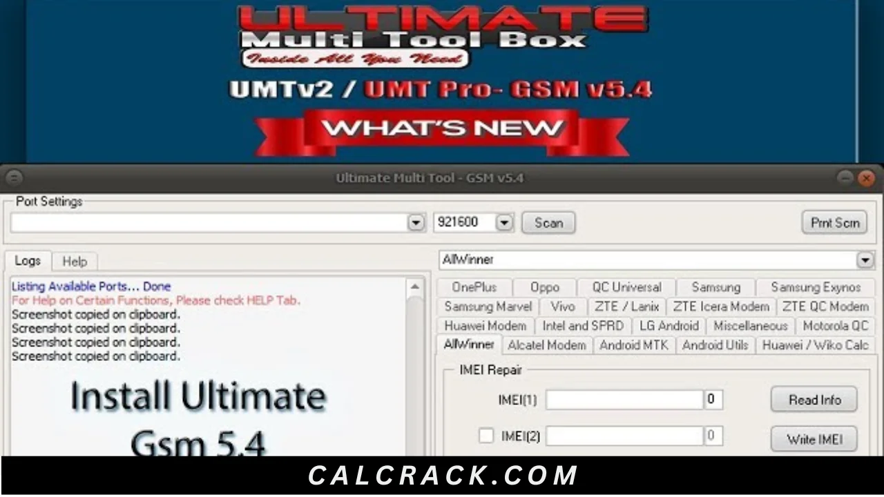 UMT GSM Tool Setup File Free Download
