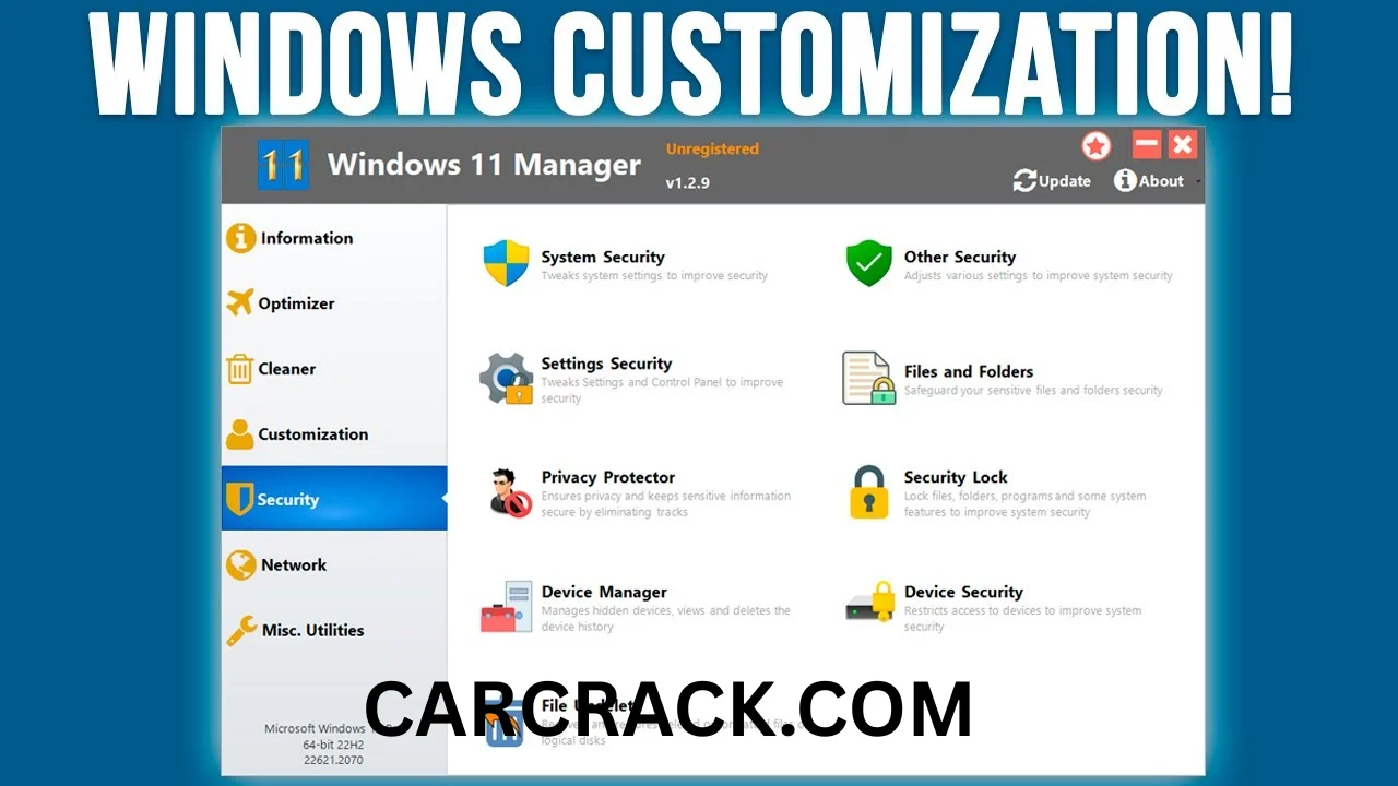 Yamicsoft Windows Manager Free download
