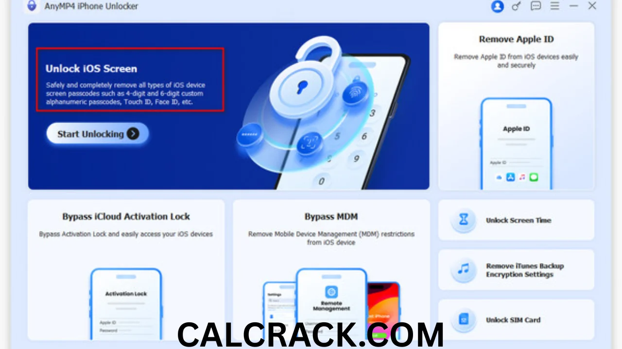 AnyMP4 iPhone Unlocker FREE DOWNLOAD