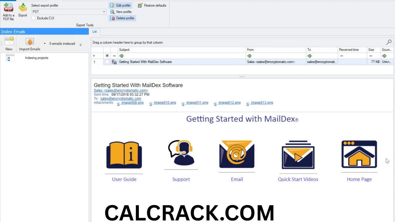 Encryptomatic MailDex FULL DOWNLOAD