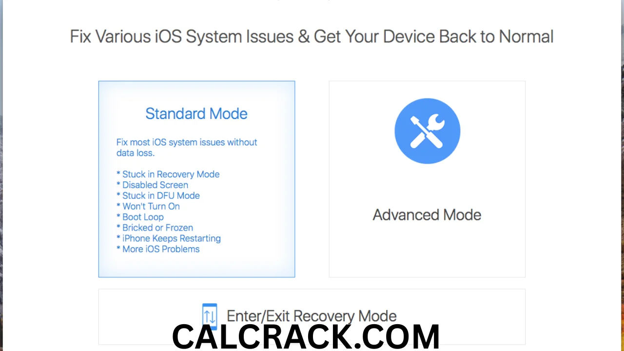 Ondesoft iOS System Recovery FREE DOWNLOAD