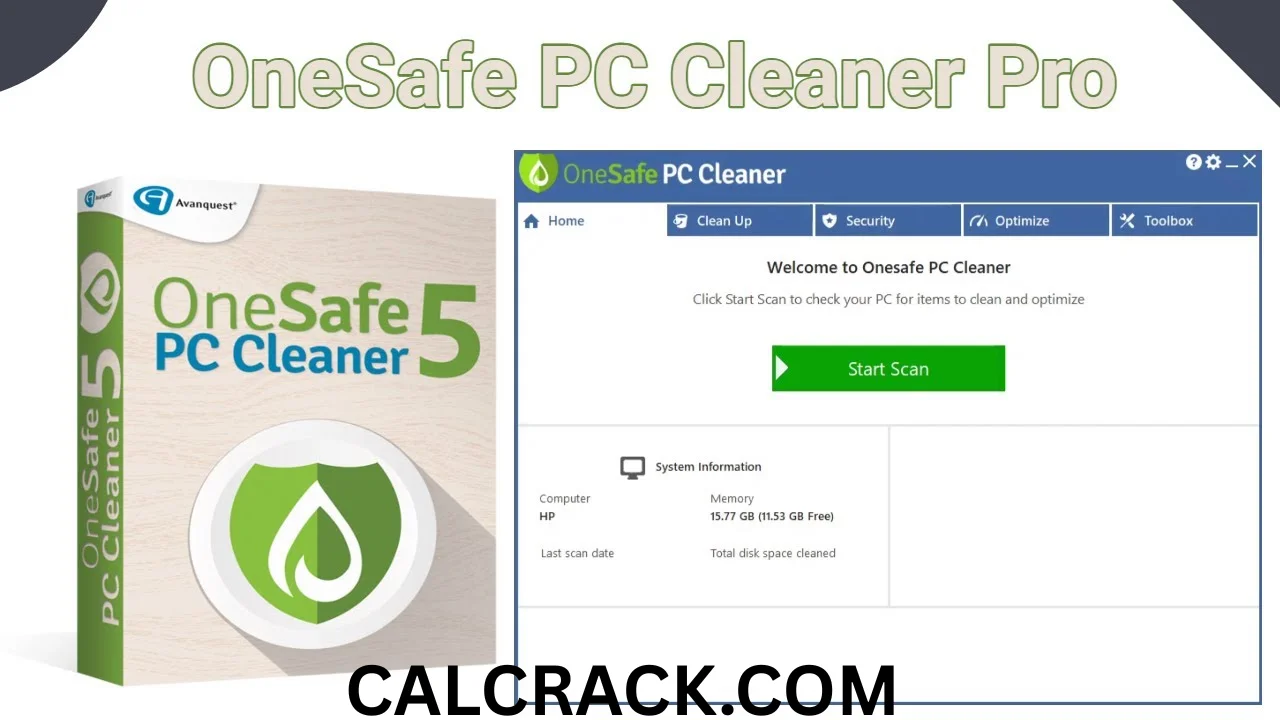 OneSafe PC Cleaner FREE DOWNLOAD