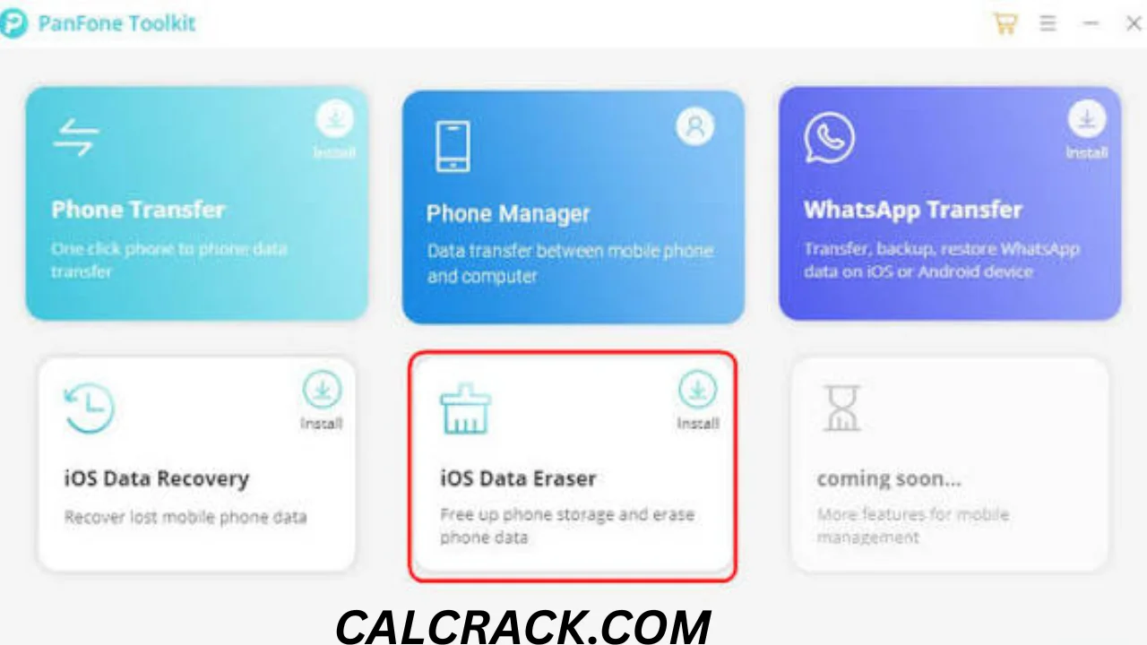Panfone iOS Eraser Pro FREE DOWNLOAD