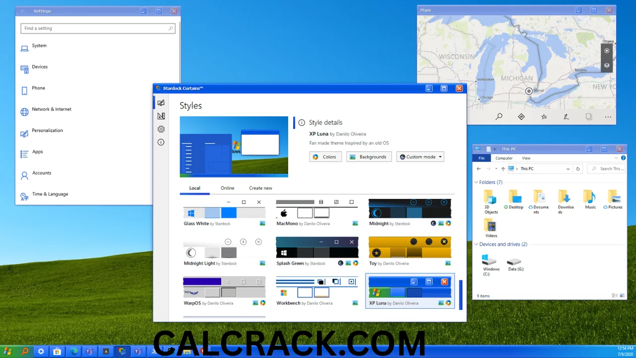 Stardock Curtains FREE DOWNLOAD