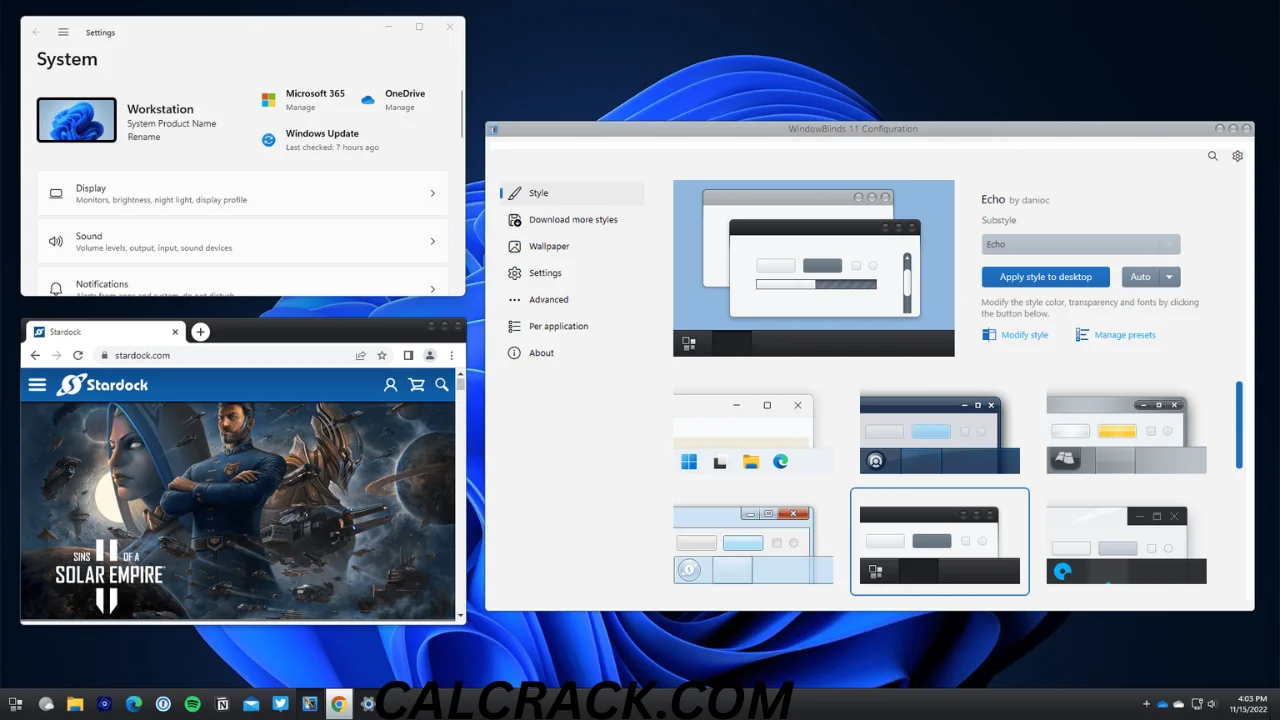 Stardock WindowBlinds FREE DOWNLOAD 