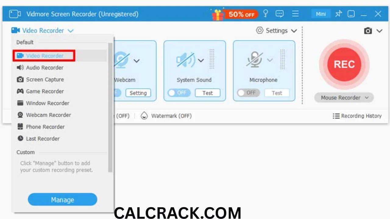 Vidmore Screen Recorder FREE DOWNLOAD