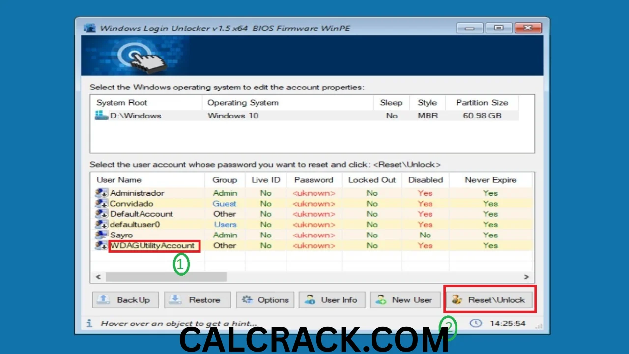 Windows Login Unlocker FREE DOWNLOAD