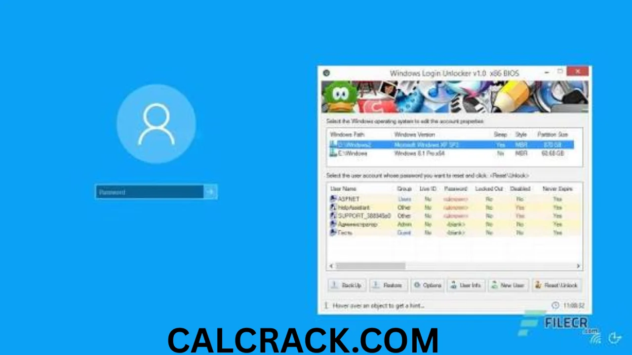 Windows Login Unlocker FULL DOWNLOAD
